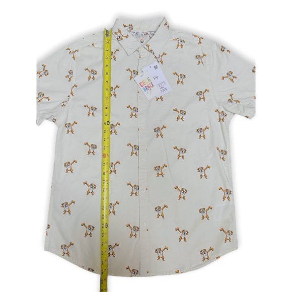 NWT DENIM & FLOWER RIcky Singh PRIDE SHIRT Dog With Rainbow Flag LGBTQ+ Ally L - Picture 8 of 9